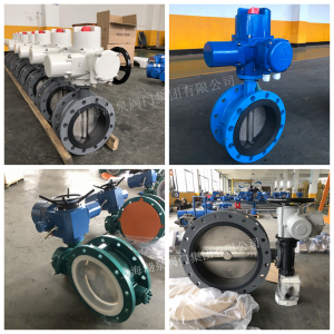 D943H-10C，DN350，PN10手電兩用法蘭電動蝶閥